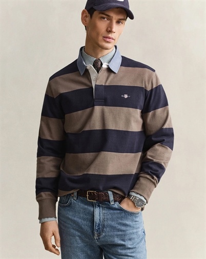 Gant - Classic Heavy Rugger Polo - Faded Taupe